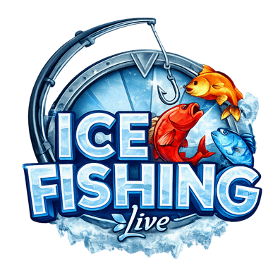 Ice Fishing spēļu automāts ar ziemas zvejošanas tematiku un bonusa funkcijām